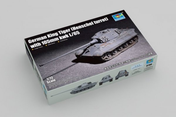 Trumpeter 07160 German King Tiger (Henschel turret) with 105mm kwk L/65 1/72