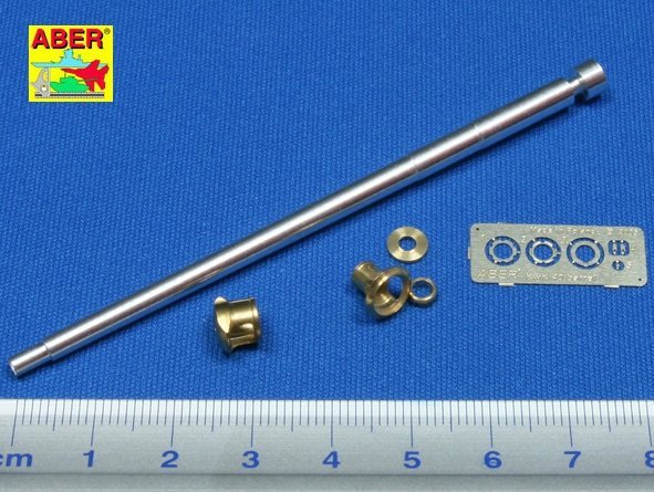 Aber 35L-047N German 75mm barrel for Kwk 40 L/48 with middle model muzzle brake for Pz.Kpfw. IV, Ausf.H late - Ausf.J early (1:35)