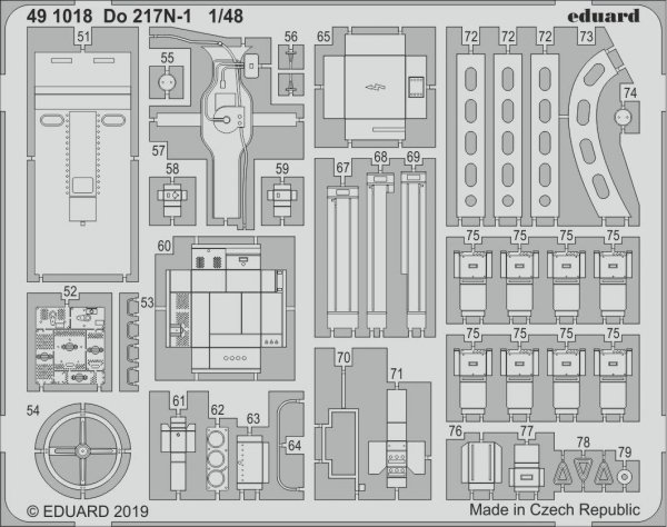 Eduard BIG49234 Do 217N-1 1/48 ICM