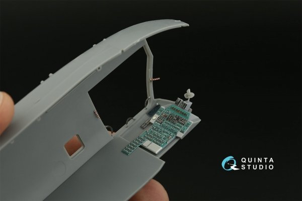 Quinta Studio QD+48358 Ka-27PL Trainer version 3D-Printed coloured Interior on decal paper (Hobby Boss) (with 3D-printed resin parts) 1/48