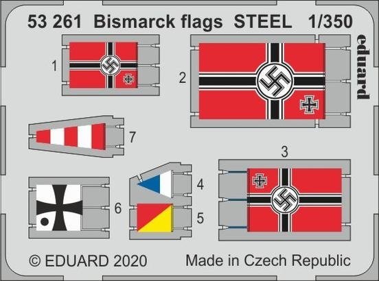 Eduard BIG5357 Bismarck for Trumpeter 1/350
