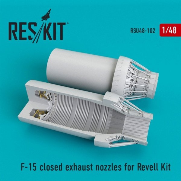 RESKIT RSU48-0102 F-15 closed exhaust nozzles for Revell kit 1/48