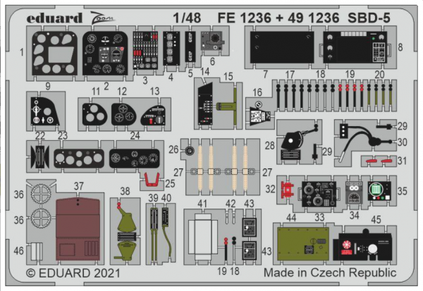 Eduard BIG49314 SBD-5 REVELL 1/48