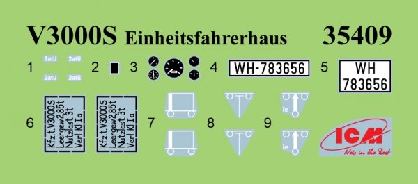 ICM DS3526 Wehrmacht Self-propelled AA vehicles 1/35