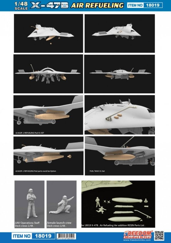 Freedom 18019 U.S Navy UCAS X-47B Air Refueling 1/48