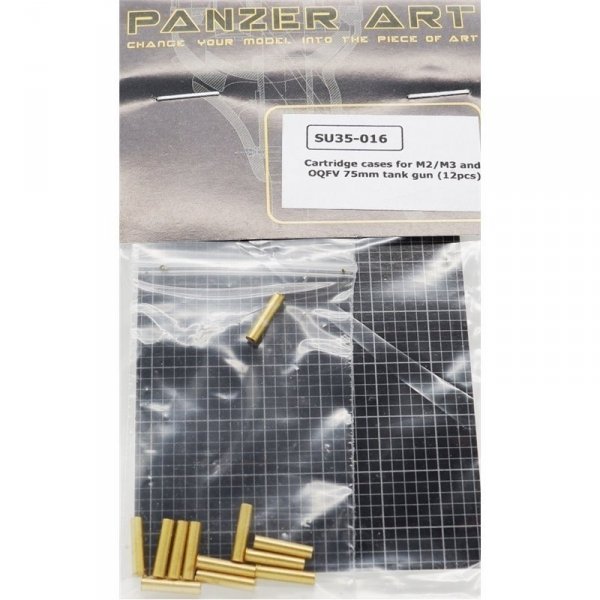 Panzer Art SU35-016 Cartridge cases for M2/M3 and OQFV 75mm tank gun 1/35