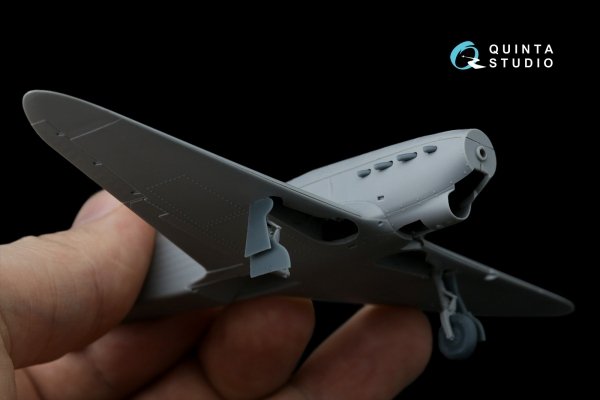Quinta Studio QT72015 Yak-1 Undercarriage covers (Zvezda) 1/72