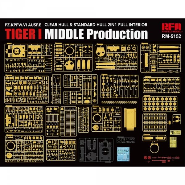 Rye Field Model 5152 Tiger I Mid-Production 1/35