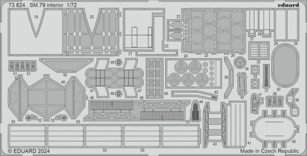 Eduard 73824 SM.79 interior ITALERI 1/72
