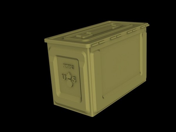 Panzer Art RE35-394 US ammo boxes for 0,5 ammo (metal pattern) 1/35