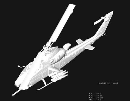 Hobby Boss 87224 AH-1F Cobra Attack Helicopter (1:72)