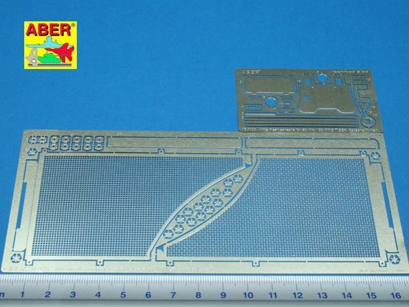 Aber 16042 Tiger II Porsche Vol.8 - Anti Mine Mesh plus some extra parts (1:16)