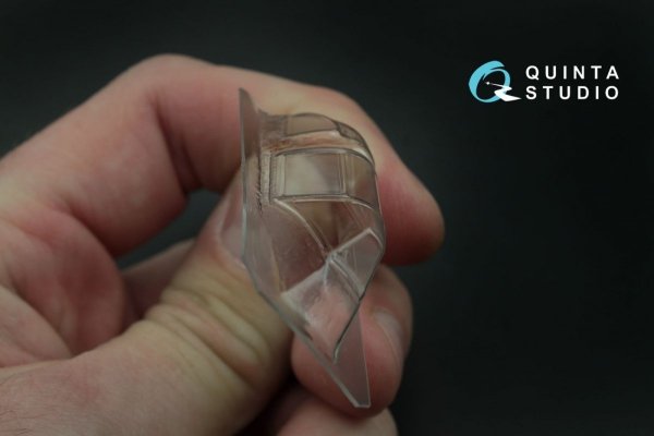 Quinta Studio QC48005-S La-5 vacuformed clear canopy 1 pcs (for Zvezda kit) 1/48