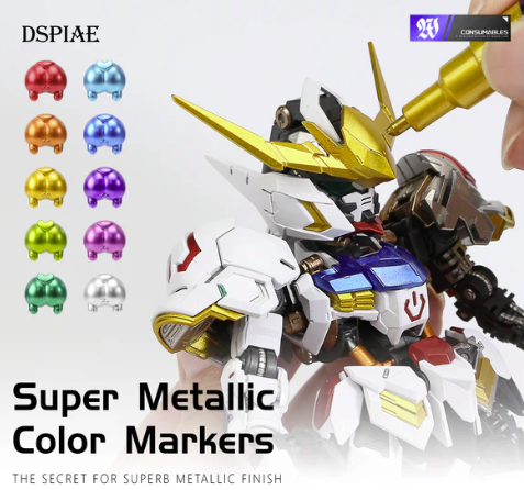 DSPIAE MKA-01 Super Metallic Color Marker Red