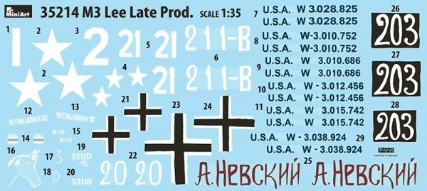 MiniArt 35214 M3 LEE LATE PROD 1/35