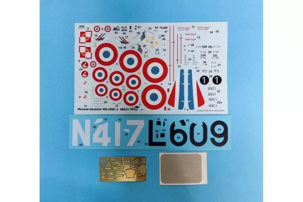 Dora Wings 48031 Morane-Saulnier MS.406C.1 - Battle Of France 1/48