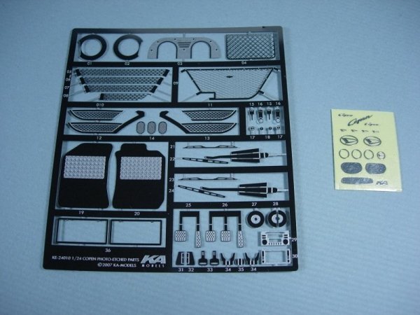 KA Models KE-24010 Daihatsu Copen Detail-up Etched part 1/24