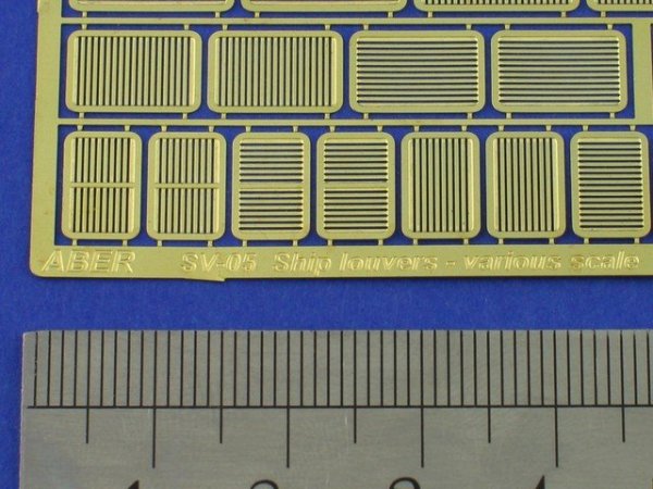 Aber SV-05 Ship louvers various scale (first selection)