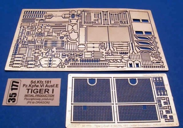 Aber 35177 Sd.Kfz.VI Ausf.E Tiger I, Initial production (1:35)