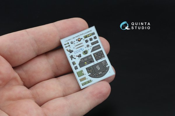 Quinta Studio QDS-48574 Fairey Battle Mk.I 3D-Printed &amp; coloured Interior on decal paper (Trumpeter) (small version) 1/48