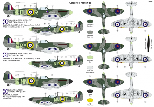 Kovozavody Prostejov KPM0304 Spitfire Mk.IIa „Far from Home“ 1/72