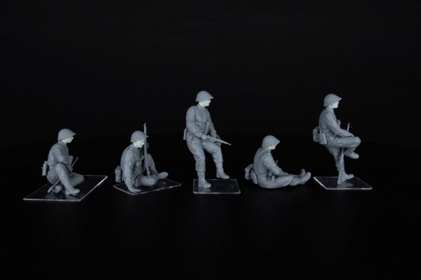 MiniArt 35496 British Tank Riders (NW Europe). Resin Heads 1 1/35