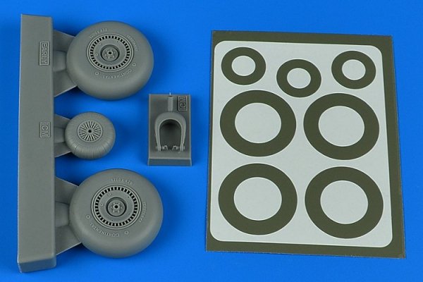 Aires 4802 Do 217N wheels &amp; paint masks - early B 1/48 ICM