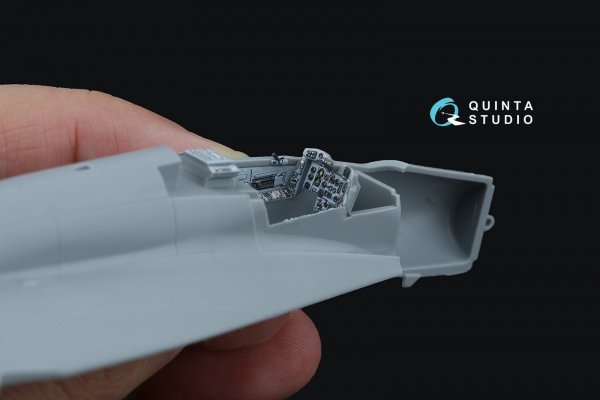 Quinta Studio QD+72150 MiG-29 9-13 3D-Printed coloured Interior on decal paper (7278 Zvezda) (with 3D-printed resin part) 1/72