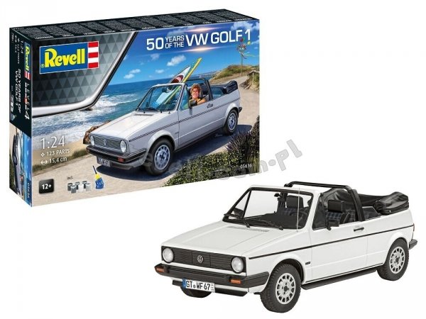 Revell 05636 Gift Set - 50 Years of VW Golf 1 1/24