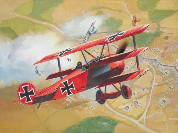 Revell 74116 Starter Kit Fokker Dr.1 Triplane 1/72