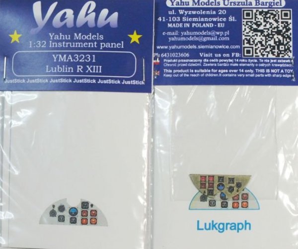 Yahu YMA3231 Lublin R.XIII LukGraph (1:32)