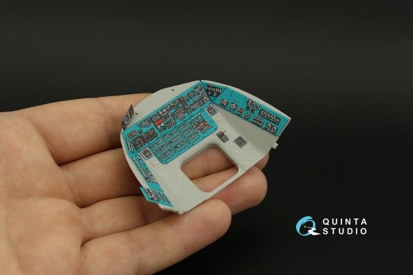 Quinta Studio QDS-35065 Mi-8MT 3D-Printed &amp; coloured Interior on decal paper (Trumpeter) (Small version) 1/35