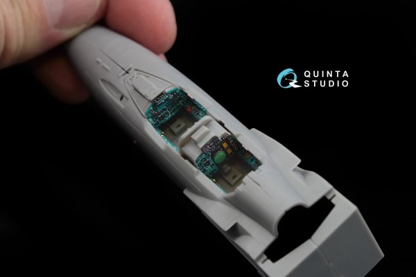 Quinta Studio QD72014 MiG-31B 3D-Printed &amp; coloured Interior on decal paper (for Trumpeter kit) 1/72