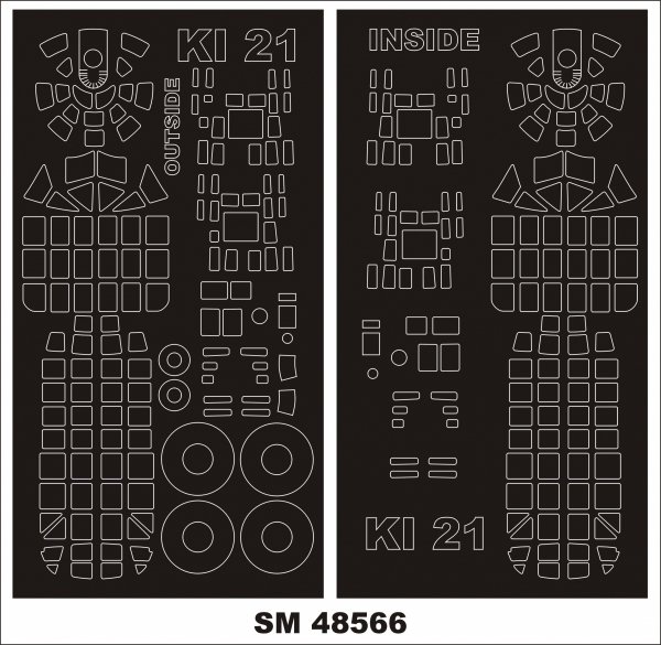 Montex SM48566 Ki-21 for ICM 1/48