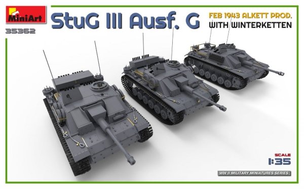 Mini Art 35362 StuG III Ausf. G FEB 1943 ALKETT PROD. WITH WINTERKETTEN 1/35