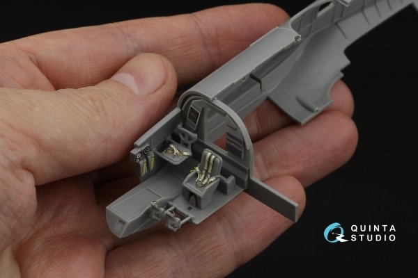 Quinta Studio QD72081 He 111 P/H 3D-Printed &amp; coloured Interior on decal paper (Hasegawa) 1/72