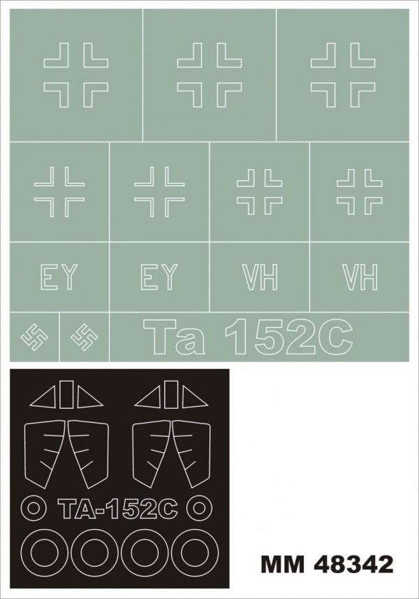 Montex MM48342 Ta-152 HOBBY BOSS 81702 1/48