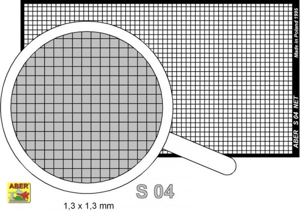 Aber S-04 Net 1,3 x 1,3 mm
