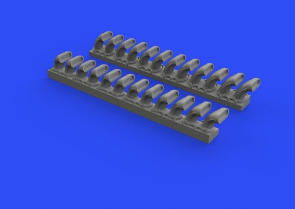 Eduard 648508 P-400 exhaust stacks 1/48 EDUARD