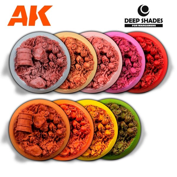 AK Interactive AK13006 HUMAN SKIN – DEEP SHADES 30ML
