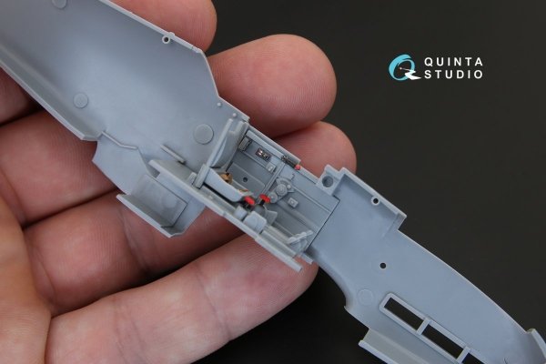 Quinta Studio QD48140 Ki-61-I 3D-Printed &amp; coloured Interior on decal paper (for Hasegawa kit) 1/48