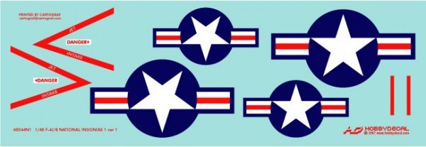 HobbyDecal AL48003V1 F-4J VF-84 Jolly Rogers Late 1971 1/48