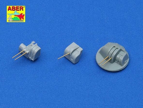Aber 350L-02 Set of 12 pcs 127mm type 89 A/A long barrels for Japan ships (1:350)