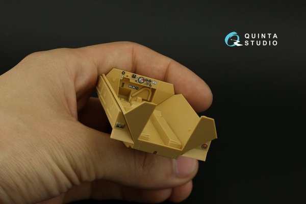 Quinta Studio QD48293 Sd.Kfz 251/1 Ausf.D 3D-Printed &amp; coloured Interior on decal paper (Tamiya) 1/48