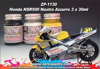 Zero Paints ZP-1130 Honda NSR500 Nastro Azzurro Paint Set 3x30ml