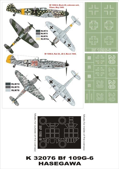 Montex K32076 Bf 109G-6 1/32