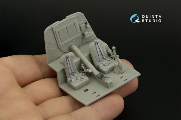 Quinta Studio QD35114 Mi-4 3D-Printed &amp; coloured Interior on decal paper (Trumpeter) 1/35