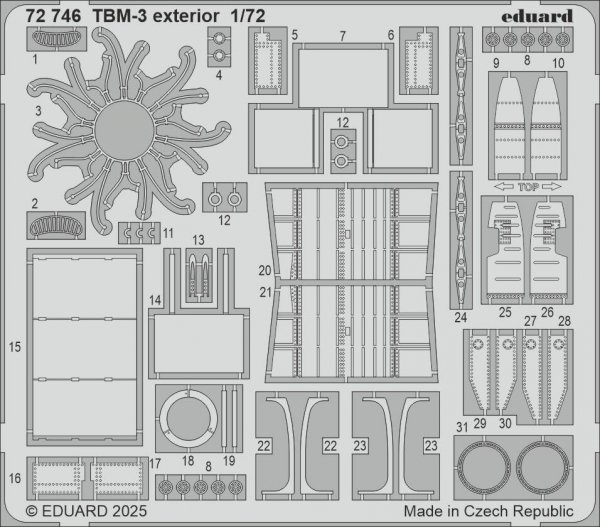 Eduard BIG72186 TBM-3 HOBBY BOSS 1/72