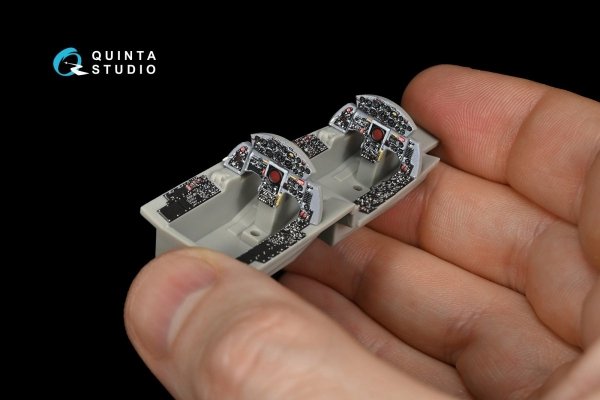 Quinta Studio QD48152 TF-104G 3D-Printed &amp; coloured Interior on decal paper (for Hasegawa kit) 1/48