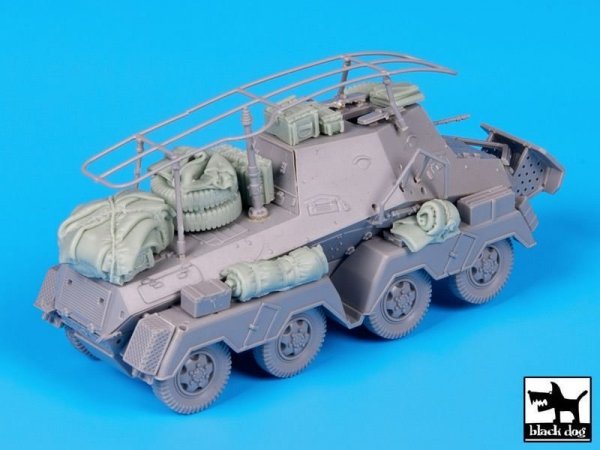 Black Dog T72058 Sd Kfz 263 accessories set for Dragon 1/72